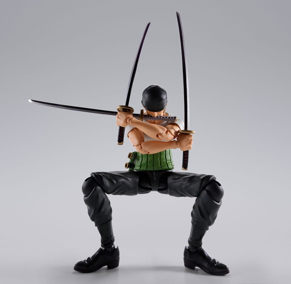 One Piece S.H.Figuarts Actionfigur Roronoa Zoro Romance Dawn Ver. 15 cm - Preorder - ETA: Ende 04.2025