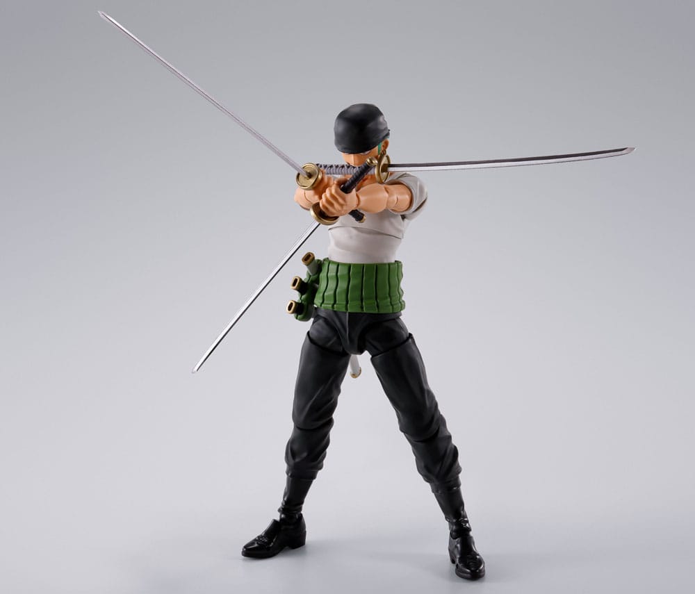 One Piece S.H.Figuarts Actionfigur Roronoa Zoro Romance Dawn Ver. 15 cm - Preorder - ETA: Ende 04.2025