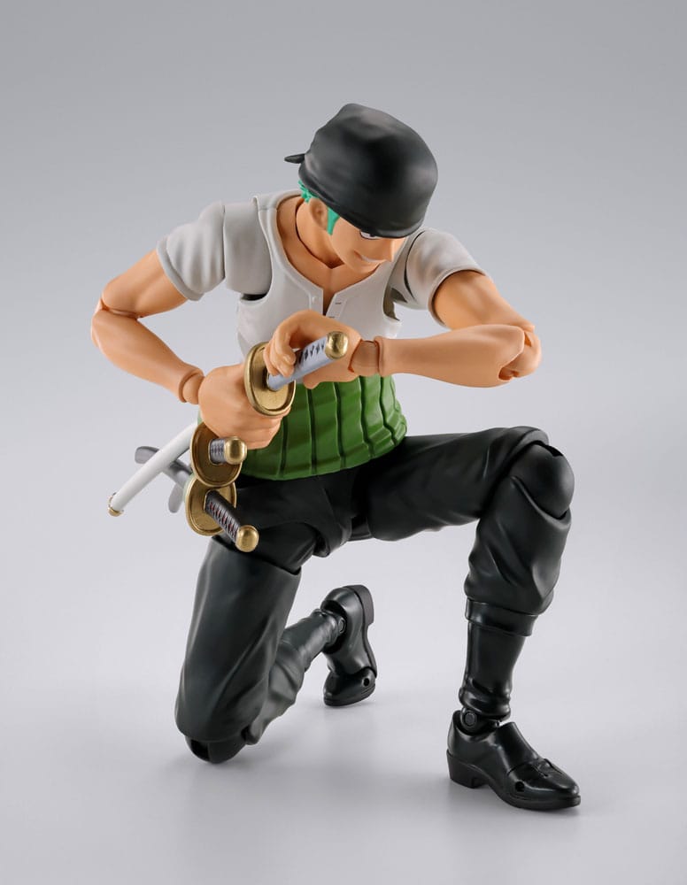 One Piece S.H.Figuarts Actionfigur Roronoa Zoro Romance Dawn Ver. 15 cm - Preorder - ETA: Ende 04.2025