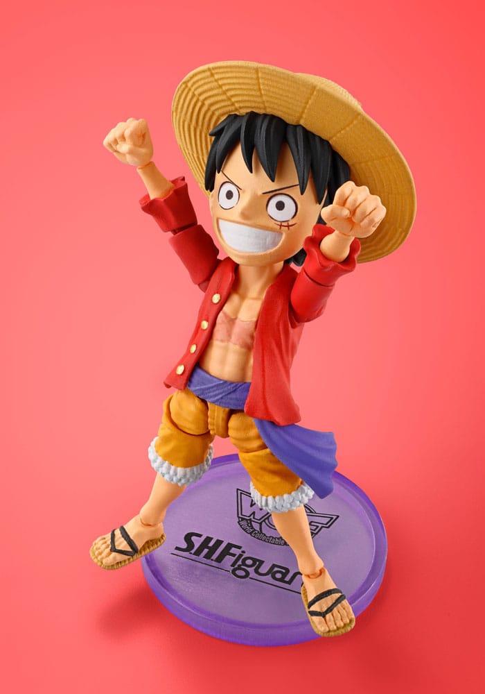 One Piece World Collactable Figures x S.H. Figuarts Actionfigur Monkey D. Ruffy 8 cm - Preorder - ETA: Mitte 02.2025