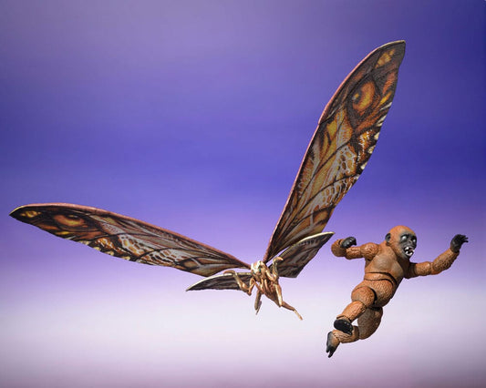 Godzilla x Kong: The New Empire S.H. Monster Arts Actionfiguren 2er-Pack Suko & Mothra    - Versand: 5-7 Tage nach Bestellung