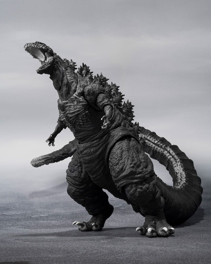 Godzilla S.H. MonsterArts Actionfigur Godzilla (2016) The Fourth Orthochromatic Version 18 cm - Versand: 5-7 Tage nach Bestellung