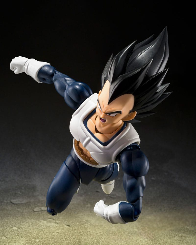 Dragon Ball S.H. Figuarts Actionfigur Vegeta Old Battle Clothes 14 cm       - Versand: 5-7 Tage nach Bestellung