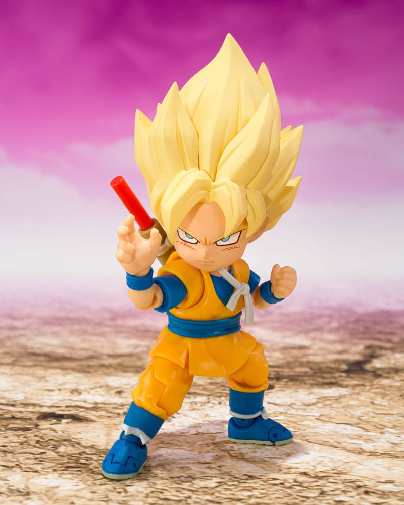 Dragon Ball S.H.Figuarts Actionfigur Super Saiyan Son Goku (mini) Daima 8 cm         - Preorder - ETA: 21.09.2025