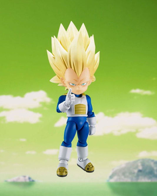 Dragon Ball S.H.Figuarts Actionfigur Super Saiyan Level 3 Vegeta (mini) Daima 8 cm          - Preorder - ETA: 25.12.2025