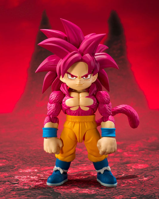 Dragon Ball Daima S.H.Figuarts Actionfigur Super Saiyan Level 4 Son Goku (mini) 8 cm - Preorder - ETA: 25.02.2026