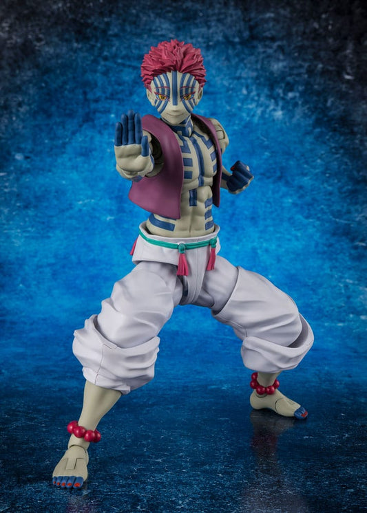 Demon Slayer: Kimetsu no Yaiba S.H.Figuarts Actionfigur Akaza 15 cm              - Versand: 5-7 Tage nach Bestellung