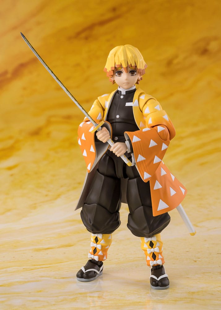 Demon Slayer: Kimetsu no Yaiba S.H.Figuarts Actionfigur Zenitsu Agatsuma 14 cm - Preorder - ETA: 08.10.2025