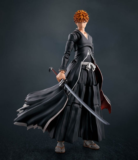 Bleach S.H. Figuarts Actionfigur Ichigo Kurosaki Getsugatensho 16 cm         - Versand: 5-7 Tage nach Bestellung