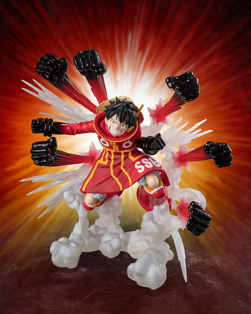 One Piece Figuarts ZERO Extra Battle PVC Statue Monkey D. Luffy -Gum Gum Hawk Gatling- 19 cm - Preorder - ETA: Ende 06.2025