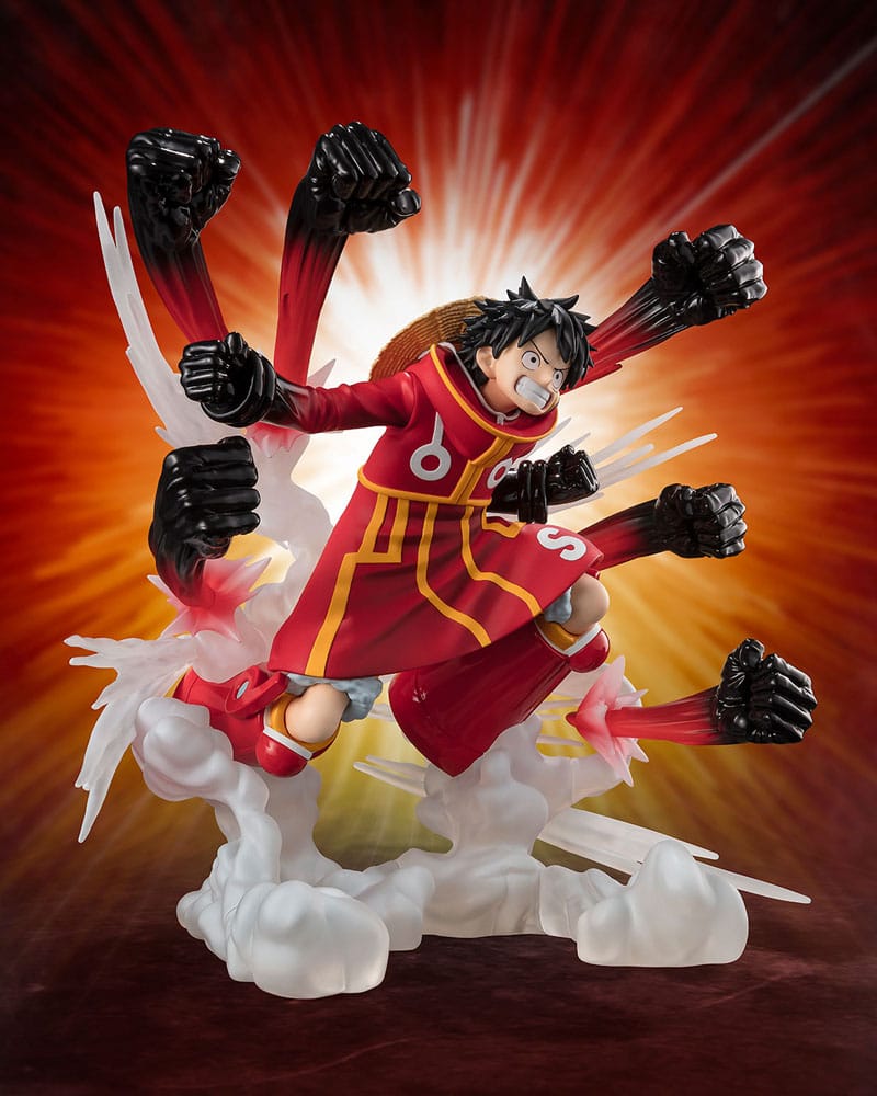 One Piece Figuarts ZERO Extra Battle PVC Statue Monkey D. Luffy -Gum Gum Hawk Gatling- 19 cm - Preorder - ETA: Ende 06.2025