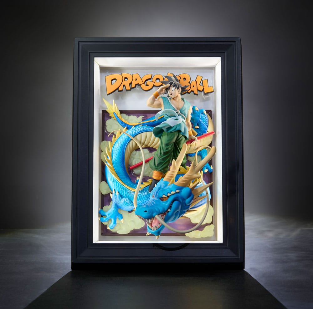 Dragon Ball Z Tamashii Art 3D Relief-Bild Son Goku & Dragon 27 cm - Versand: 7 Tage nach Bestellung