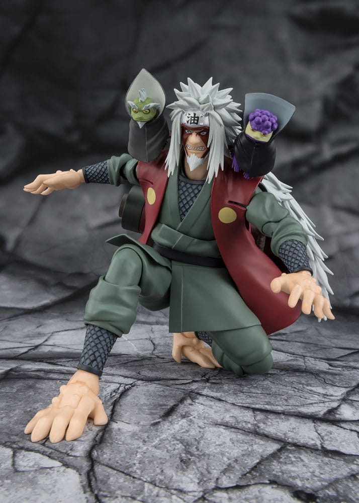 Naruto S.H.Figuarts Actionfigur Jiraiya Hidden Leaf Heroic Master Sage (Sage Mode Set) 17 cm       - Preorder - ETA: 09.10.2025
