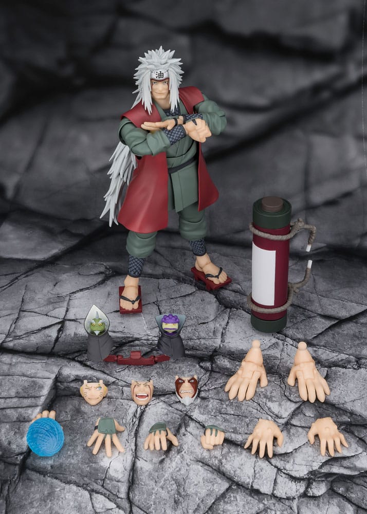 Naruto S.H.Figuarts Actionfigur Jiraiya Hidden Leaf Heroic Master Sage (Sage Mode Set) 17 cm       - Preorder - ETA: 09.10.2025
