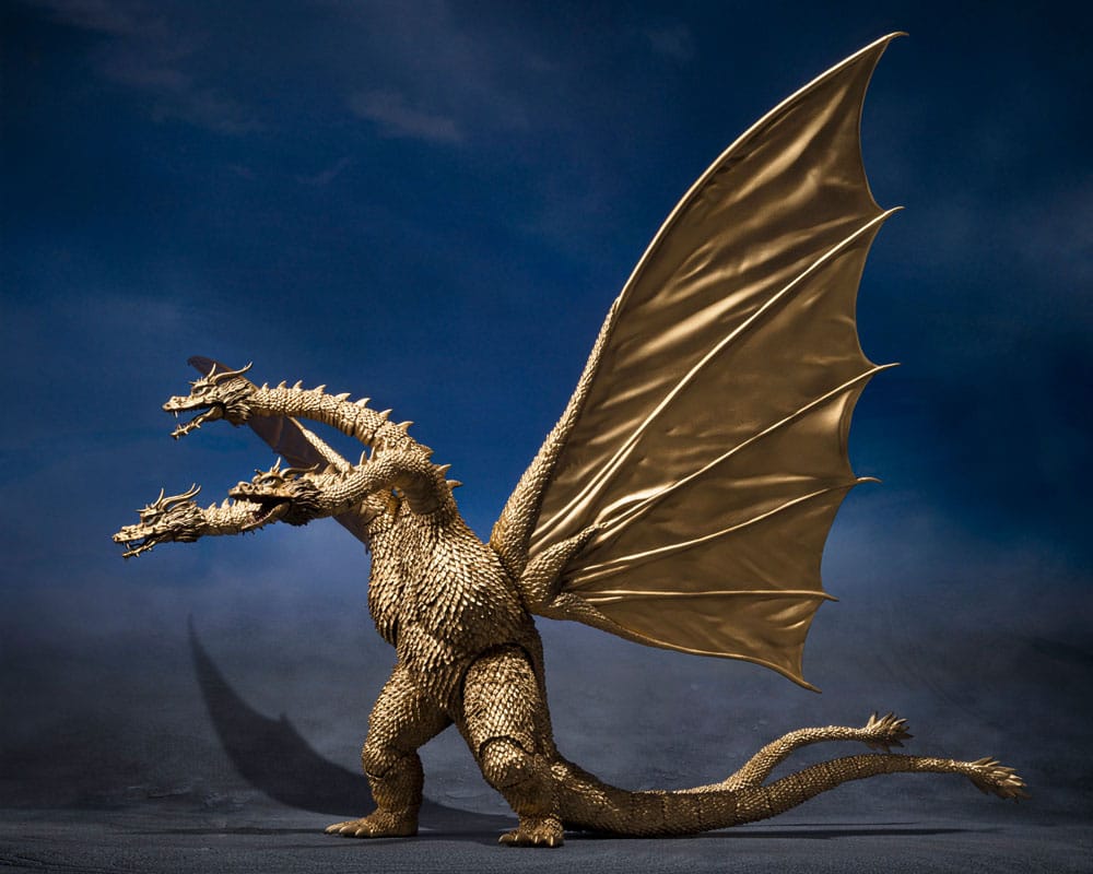 Godzilla S.H. Monster Arts Actionfigur King Ghidora (1972) 25 cm   - Preorder - ETA: 25.01.2026