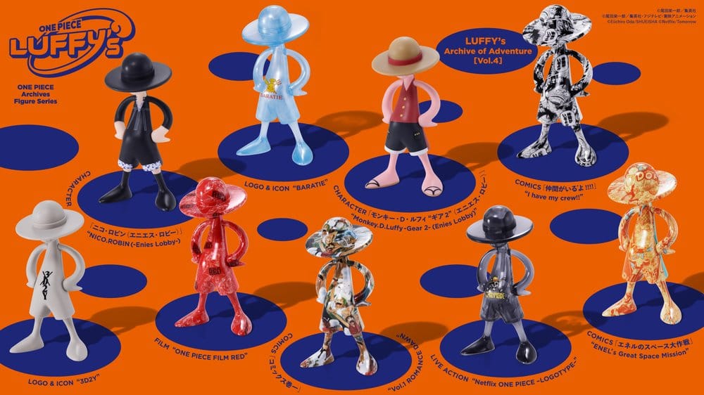 One Piece Luffy's Archive of Adventure Minifigur Blind Box Sortiment (10) - Preorder - ETA: 23.04.2027