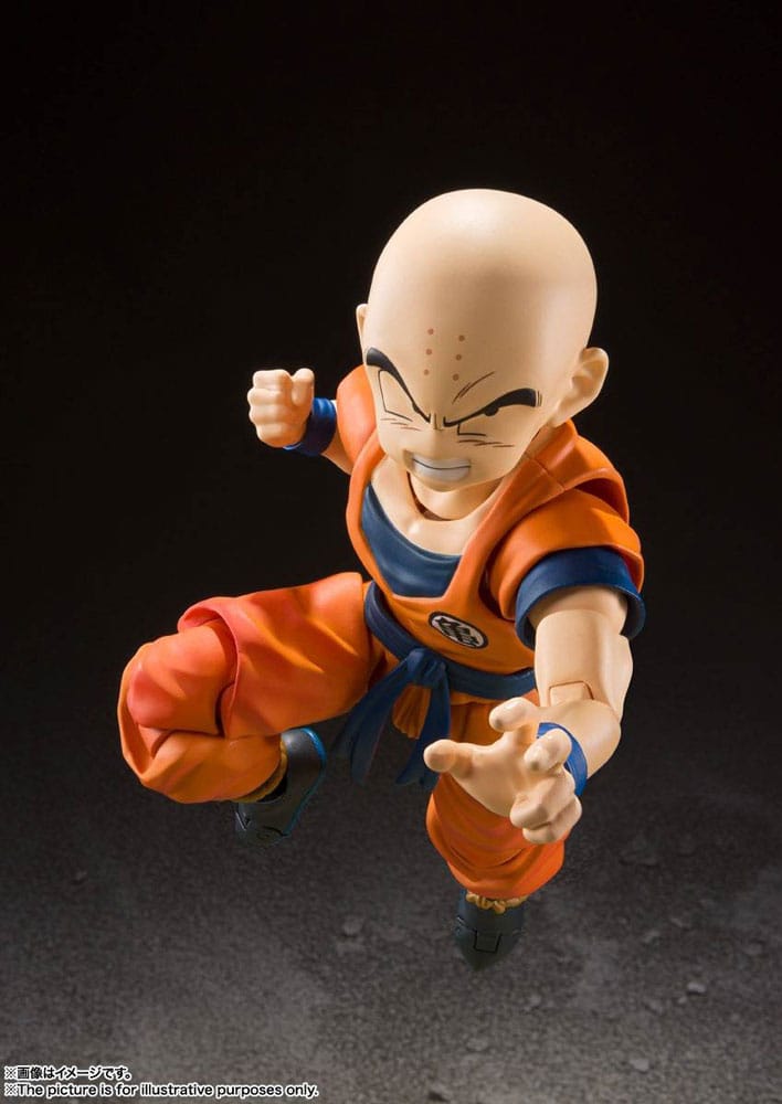 Dragon Ball Z S.H. Figuarts Actionfigur Krillin-Earth's Strongest Man 12 cm - Preorder - ETA: 25.07.2026