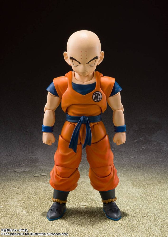 Dragon Ball Z S.H. Figuarts Actionfigur Krillin-Earth's Strongest Man 12 cm - Preorder - ETA: 25.07.2026