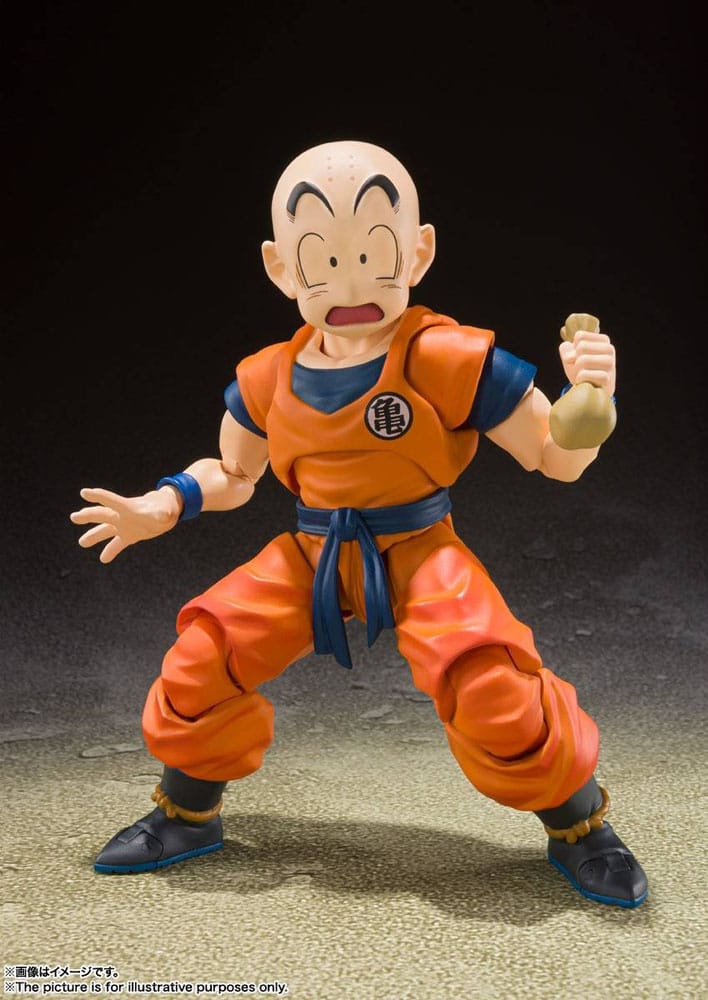 Dragon Ball Z S.H. Figuarts Actionfigur Krillin-Earth's Strongest Man 12 cm - Preorder - ETA: 25.07.2026