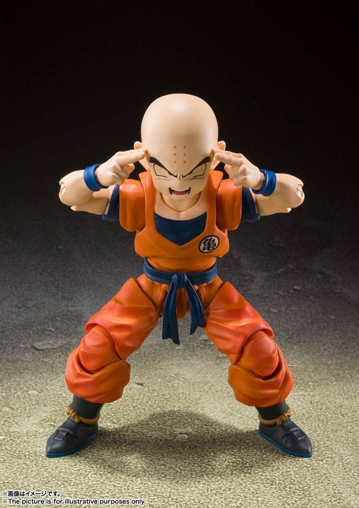 Dragon Ball Z S.H. Figuarts Actionfigur Krillin-Earth's Strongest Man 12 cm - Preorder - ETA: 25.07.2026