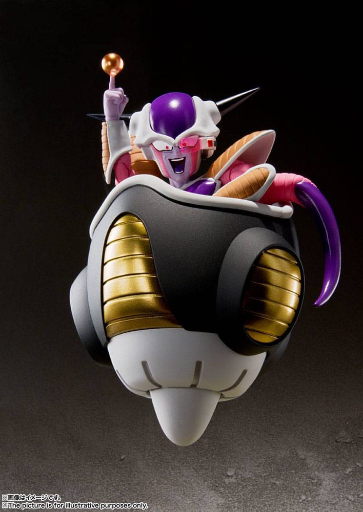 Dragon Ball Z S.H. Figuarts Actionfigur Frieza (First Form) & Frieza Pod Reissue 11 cm - Preorder - ETA: 26.10.2026