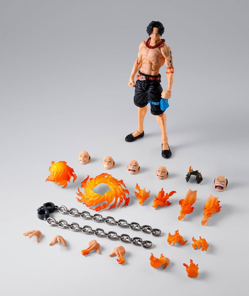 One Piece S.H. Figuarts Actionfigur Portgas D. Ace -Marineford- 16 cm - Preorder - ETA: 24.12.2026
