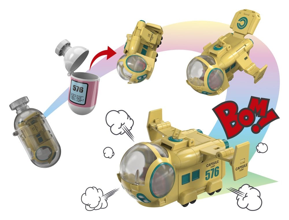 Dragon Ball Z Changearts Actionfigur Hoi-Poi Kapsel No. 576 Bulma's Airplane 8 cm - Preorder - ETA: 25.03.2027