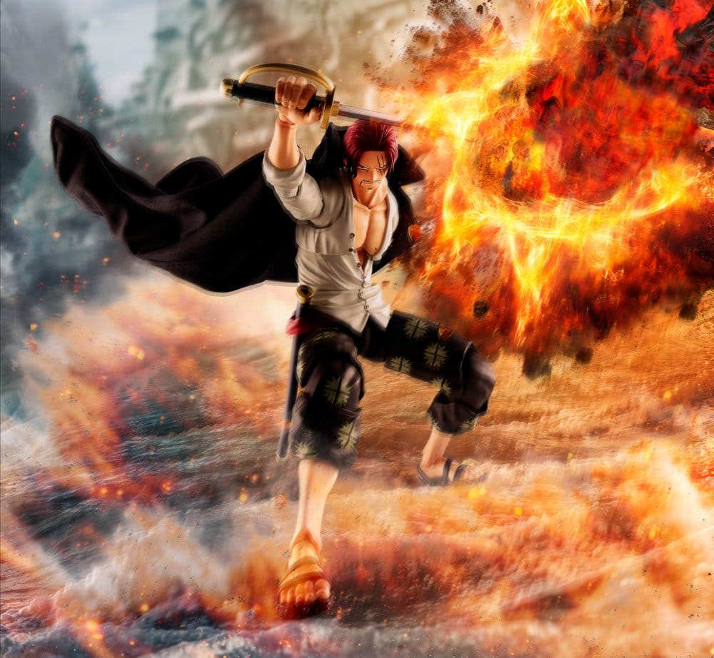 One Piece S.H.Figuarts Actionfigur Shanks -Marineford- 17 cm - Preorder - ETA: 25.03.2027