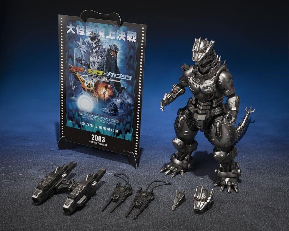 Godzilla: Tokyo S.O.S. S.H.MonsterArts Diecast Actionfigur Kiryu (Heavily Armed Type / High Mobility Type) "Tokyo SOS" -Movie Graphic Plus- 16 cm - Preorder - ETA: 25.03.2027
