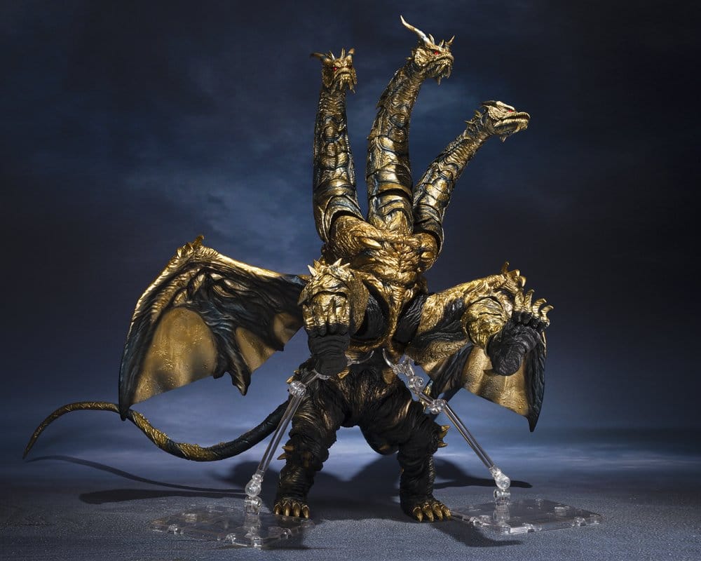 Godzilla S.H.MonsterArts Actionfigur Kaizer Ghidorah 25 cm - Preorder - ETA: 25.06.2027