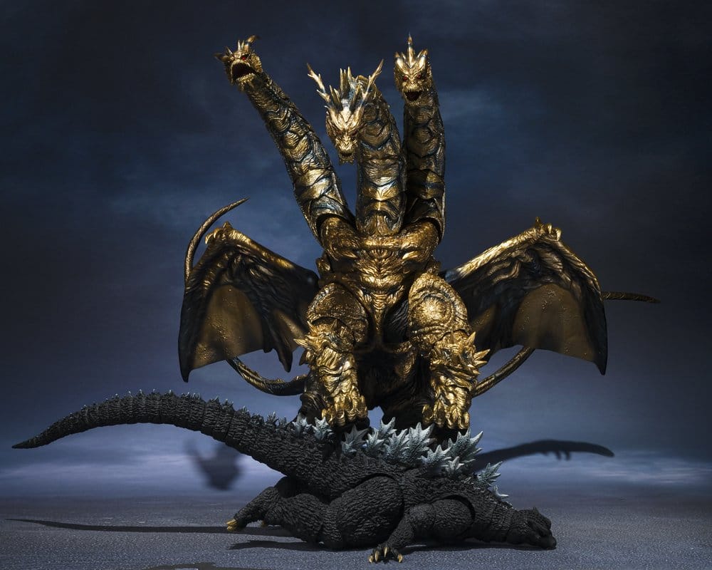 Godzilla S.H.MonsterArts Actionfigur Kaizer Ghidorah 25 cm - Preorder - ETA: 25.06.2027