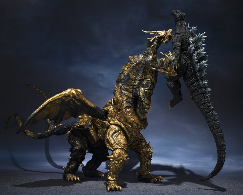 Godzilla S.H.MonsterArts Actionfigur Kaizer Ghidorah 25 cm - Preorder - ETA: 25.06.2027