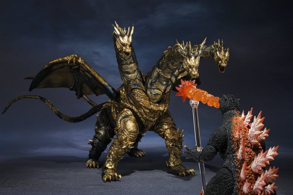 Godzilla S.H.MonsterArts Actionfigur Kaizer Ghidorah 25 cm - Preorder - ETA: 25.06.2027