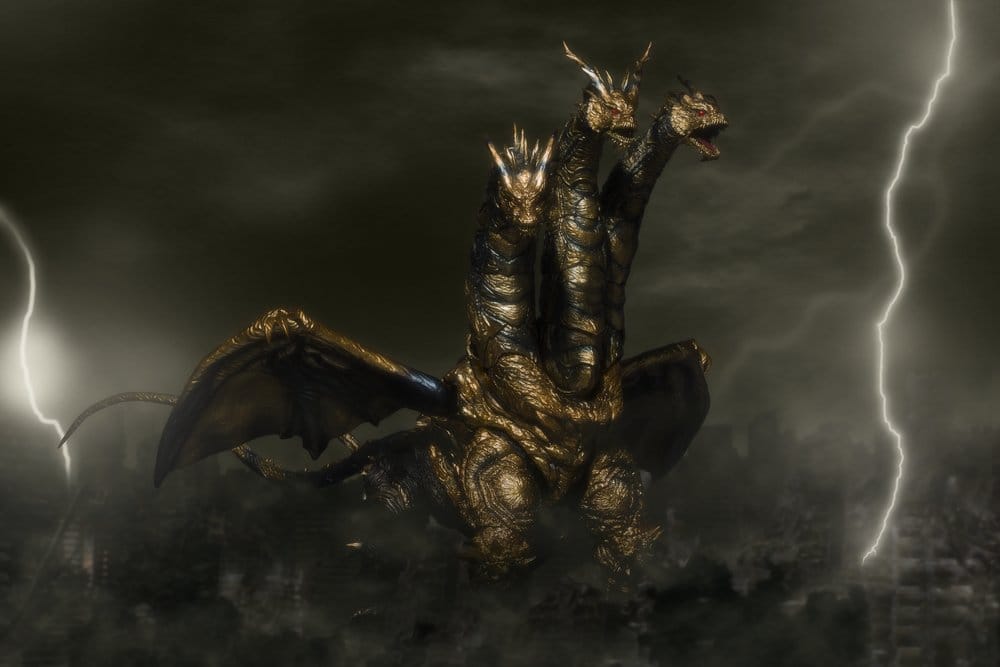 Godzilla S.H.MonsterArts Actionfigur Kaizer Ghidorah 25 cm - Preorder - ETA: 25.06.2027