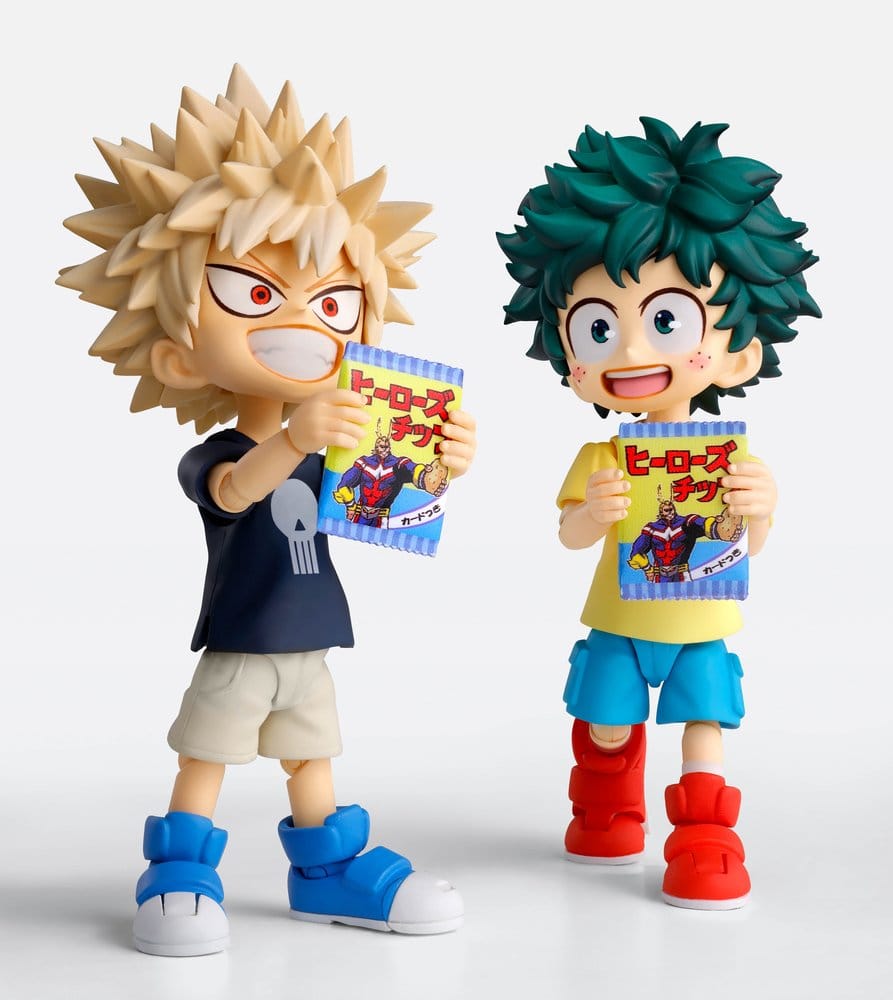 My Hero Academia S.H.Figuarts Actionfigur Izuku Midoriya & Katsuki Bakugo -Childhood Set- 9 cm - Preorder - ETA: 25.06.2027