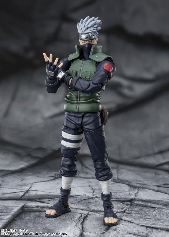 Naruto S.H.Figuarts Actionfigur Kakashi Hatake -The famed Sharingan Hero- 16 cm - Preorder - ETA: 23.04.2027