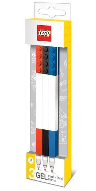 LEGO Gelstifte 3-er Pack Bricks   - Versand: 5-7 Tage nach Bestellung