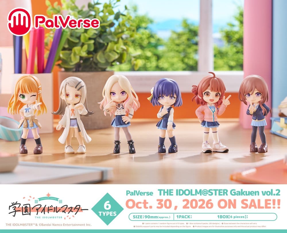 The Idolmaster PalVerse Minifiguren vol.2 Blind Box Display (6) - Preorder - ETA: 25.01.2027