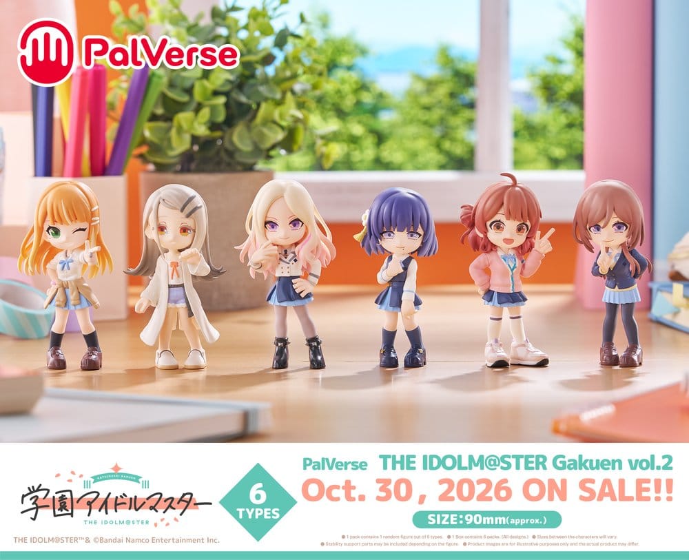The Idolmaster PalVerse Minifiguren vol.2 Blind Box Display (6) - Preorder - ETA: 25.01.2027