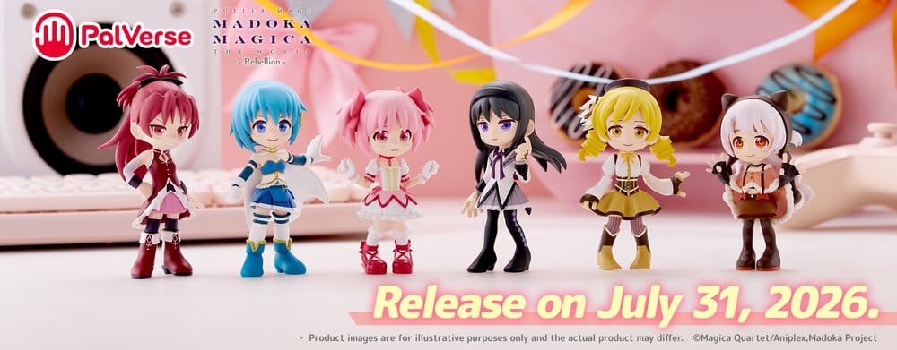 Puella Magi Madoka Magica PalVerse Collection PVC Figuren Box Ver. 9 cm Sortiment (6)      - Preorder - ETA: 25.09.2026