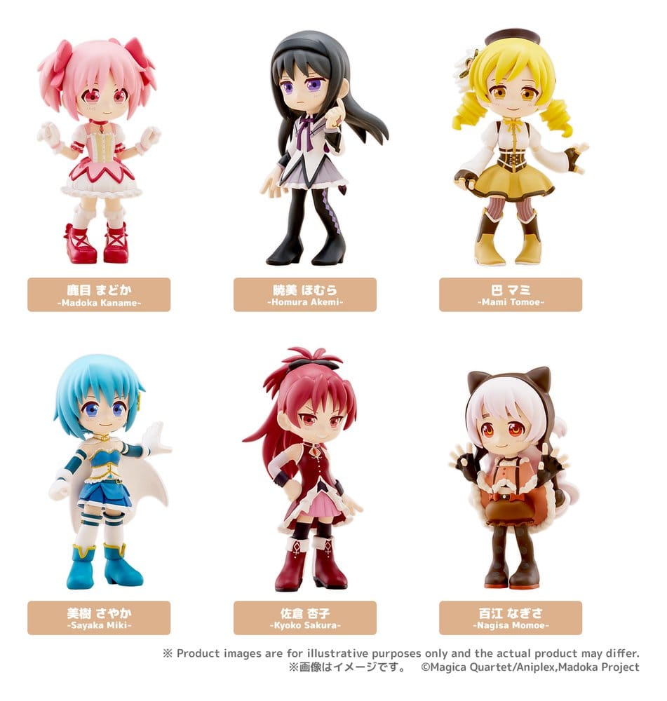 Puella Magi Madoka Magica PalVerse Collection PVC Figuren Box Ver. 9 cm Sortiment (6)      - Preorder - ETA: 25.09.2026