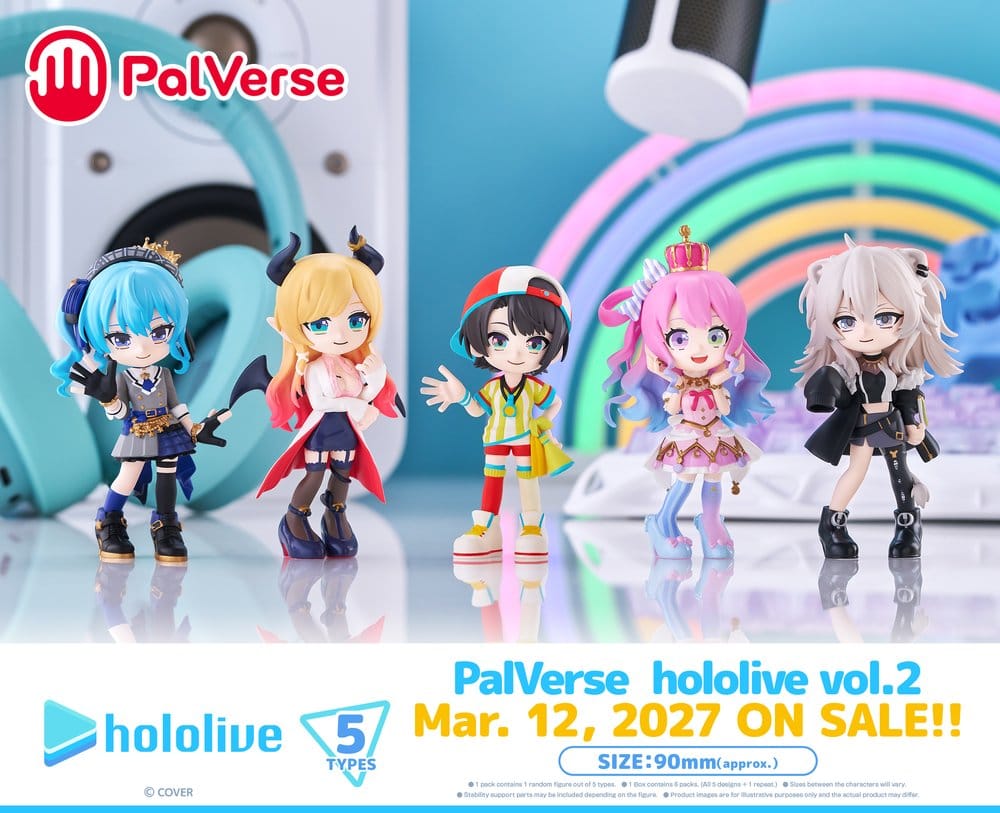 Hololive Production PalVerse Minifiguren Vol.2 Blind Box Display (6) - Preorder - ETA: 25.06.2027