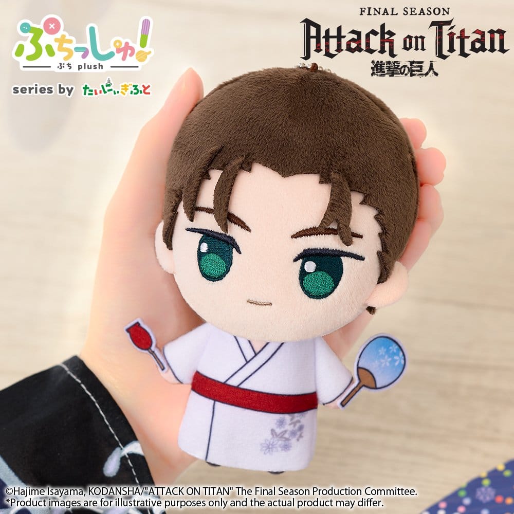 Attack on Titan Puchish! Plüschfigur Eren Yeager Vol. 2 (Yukata Ver.) 12 cm - Preorder - ETA: 25.04.2027