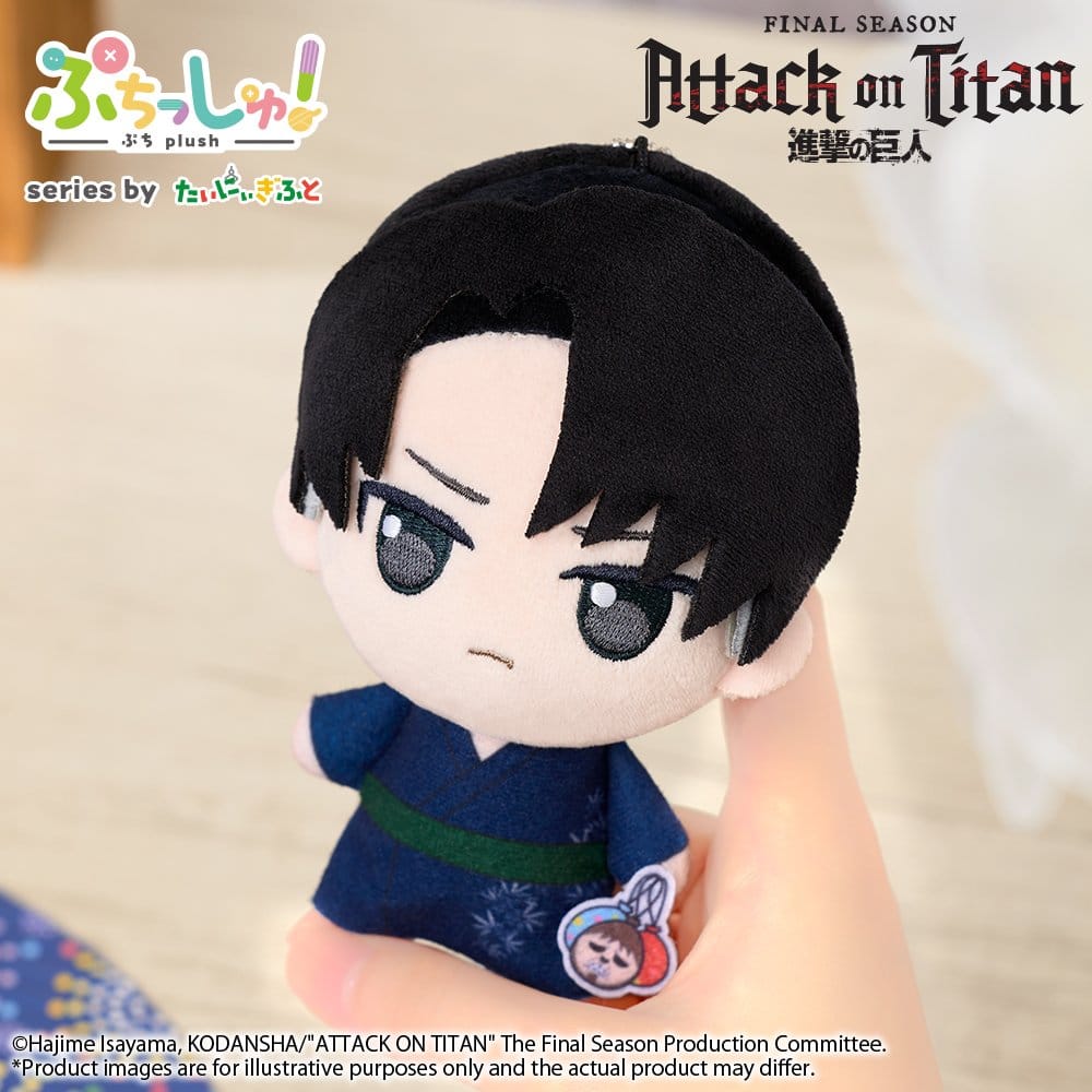 Attack on Titan Puchish! Plüschfigur Levi Ackerman Vol. 2 (Yukata Ver.) 12 cm - Preorder - ETA: 25.04.2027