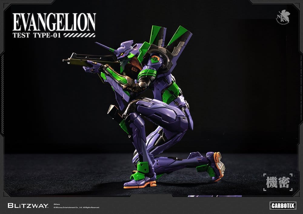 Evangelion Carbotix Actionfigur Evangelion Unit-01 Test Type (Standard Ver.) 33 cm - Preorder - ETA: 25.05.2027