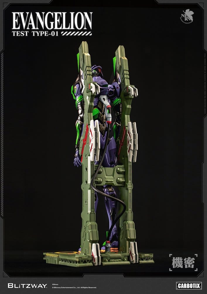 Evangelion Carbotix Actionfigur Evangelion Unit-01 Test Type (Standard Ver.) 33 cm - Preorder - ETA: 25.05.2027