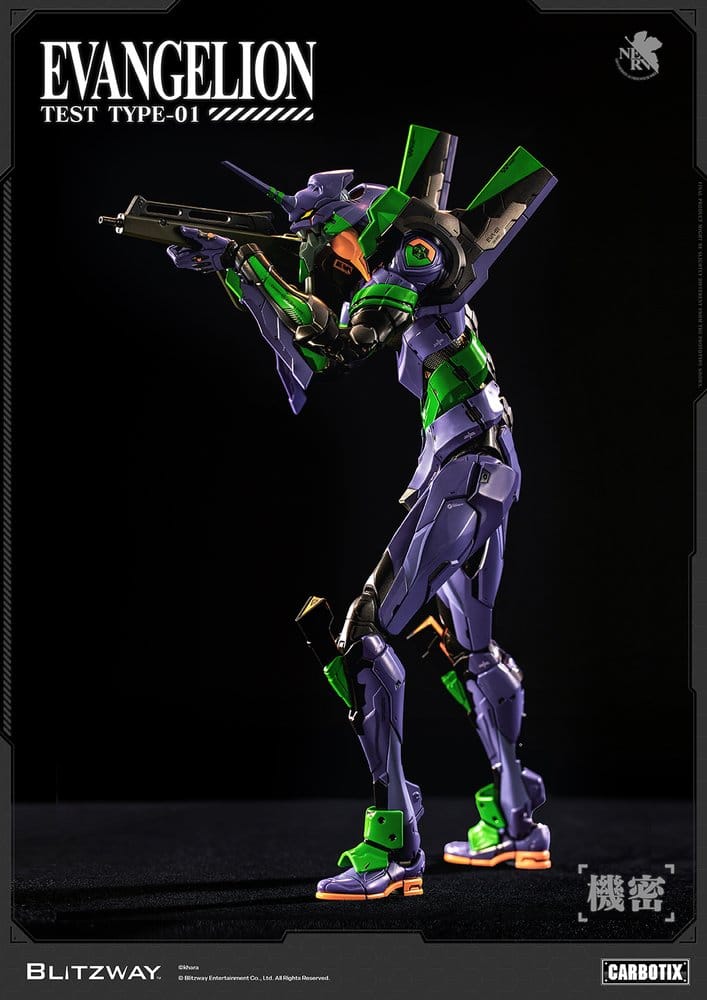 Evangelion Carbotix Actionfigur Evangelion Unit-01 Test Type (Standard Ver.) 33 cm - Preorder - ETA: 25.05.2027