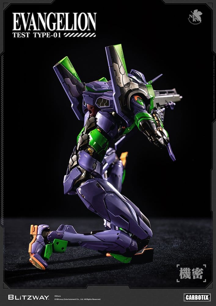 Evangelion Carbotix Actionfigur Evangelion Unit-01 Test Type (Standard Ver.) 33 cm - Preorder - ETA: 25.05.2027