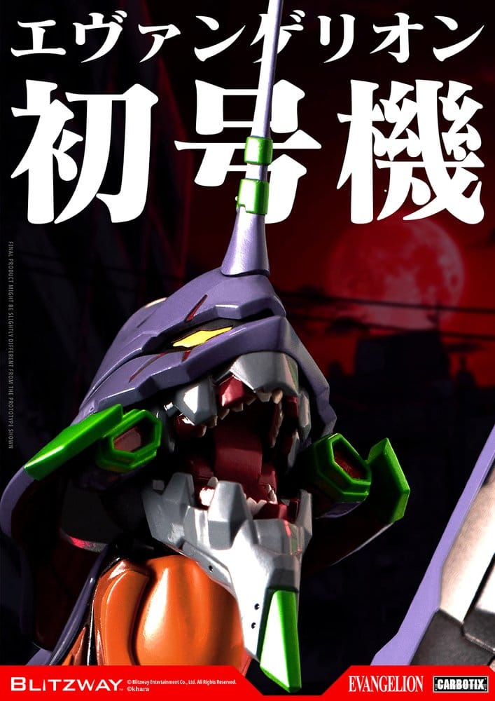 Evangelion Carbotix Actionfigur Evangelion Unit-01 Test Type (DX Ver.) 33 cm - Preorder - ETA: 25.05.2027