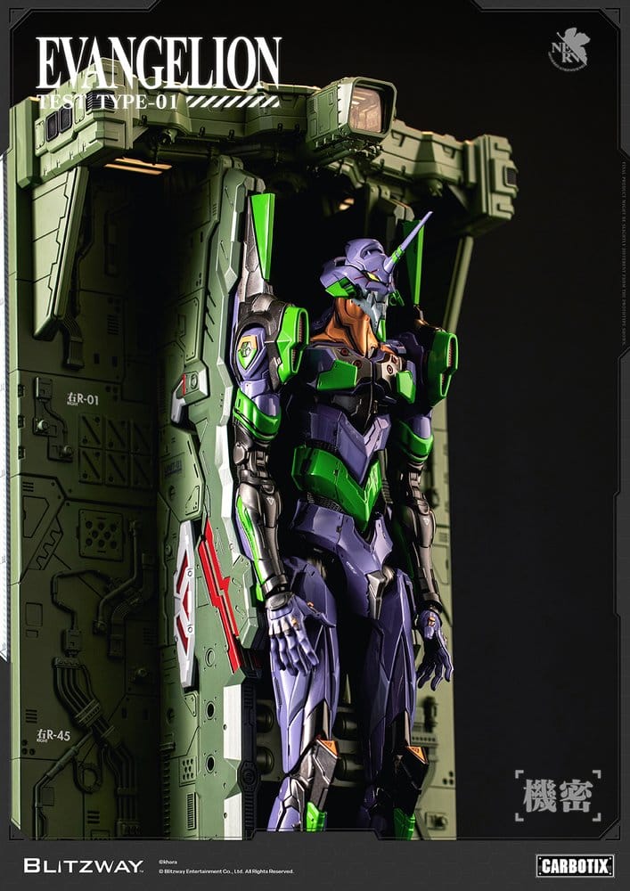 Evangelion Carbotix Actionfigur Evangelion Unit-01 Test Type (DX Ver.) 33 cm - Preorder - ETA: 25.05.2027